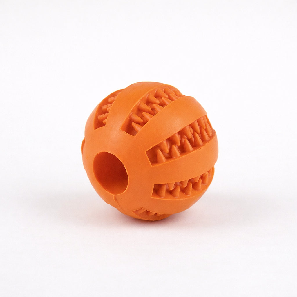 Futter-Kau-Ball in Orange