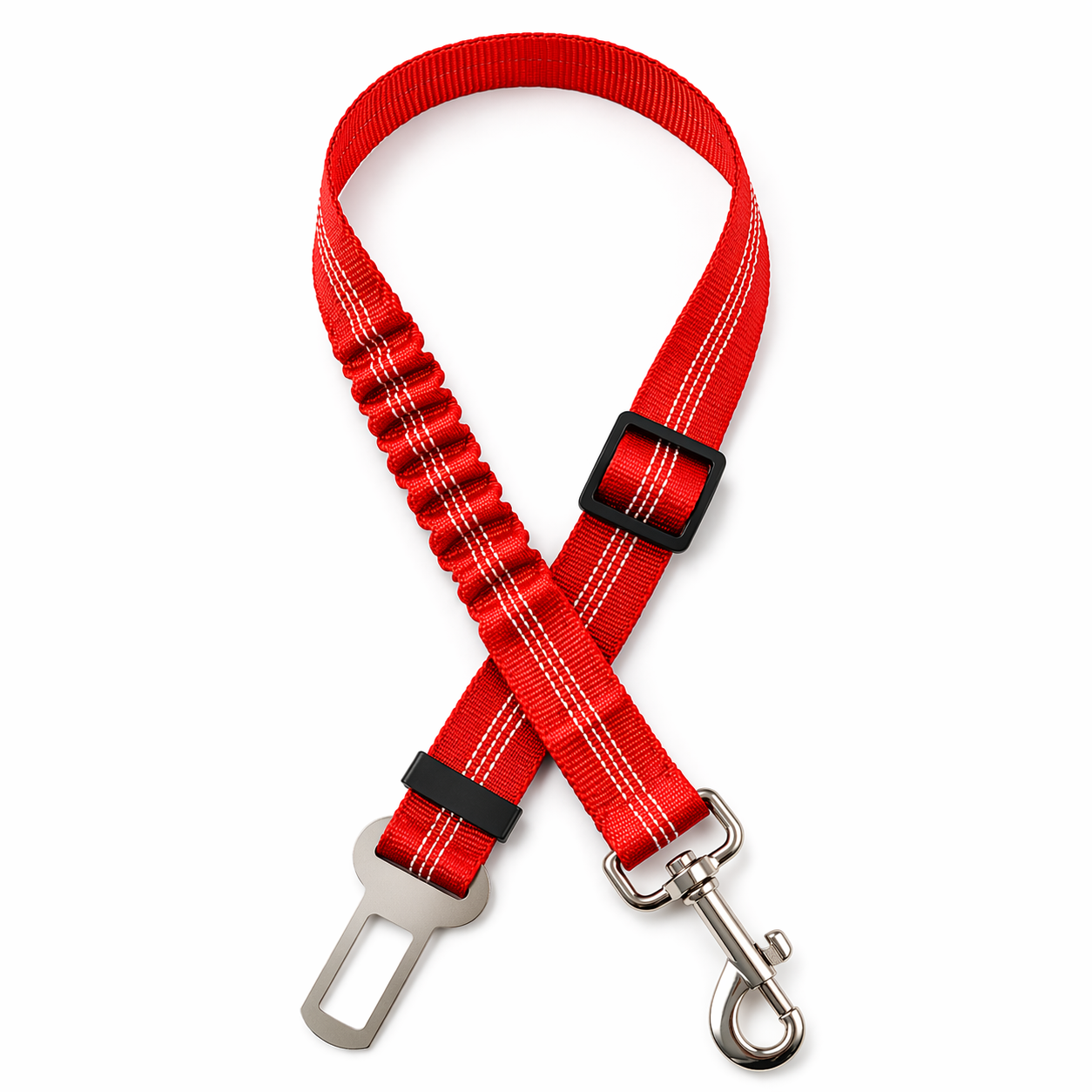 Hunde Anschnallgurt in Rot