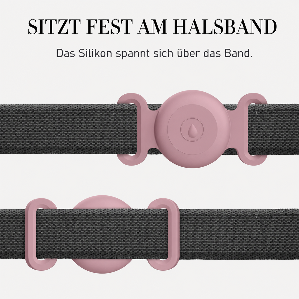 Halterung kompatibel mit AirTag – Sitz am Halsband