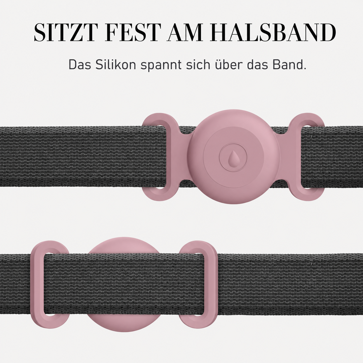Halterung kompatibel mit AirTag – Sitz am Halsband