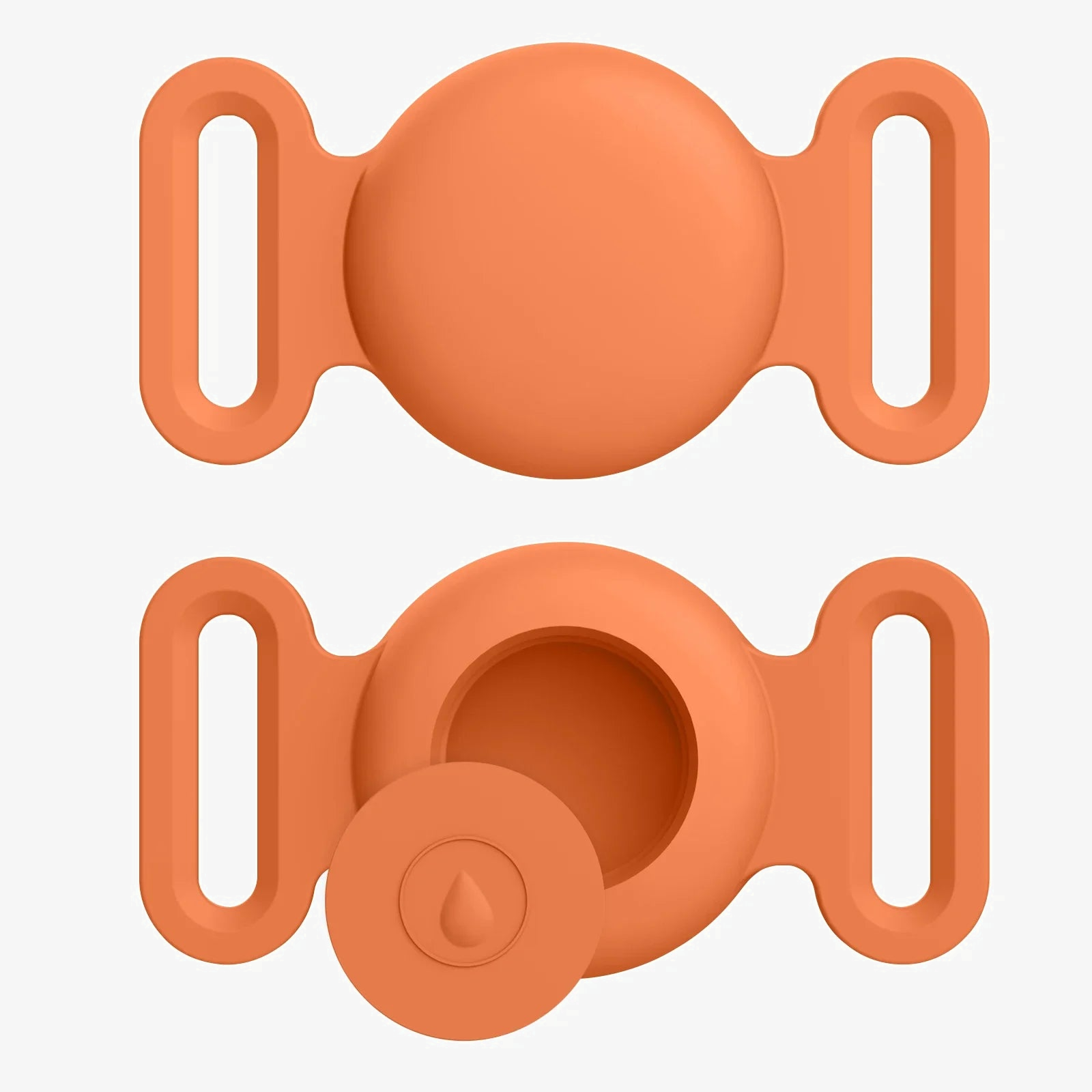 Halterung kompatibel mit AirTag in Orange
