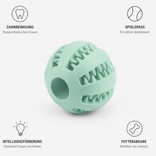 Eigenschaften des Futter-Kau-Balls im Überblick