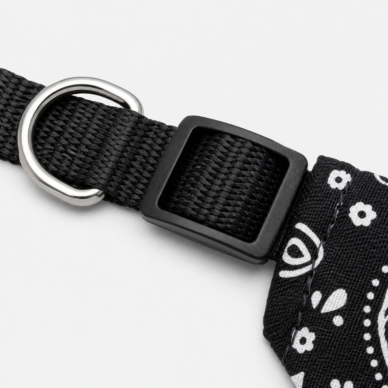 Verstellbares Halstuch für Hunde – Detailansicht des Bands