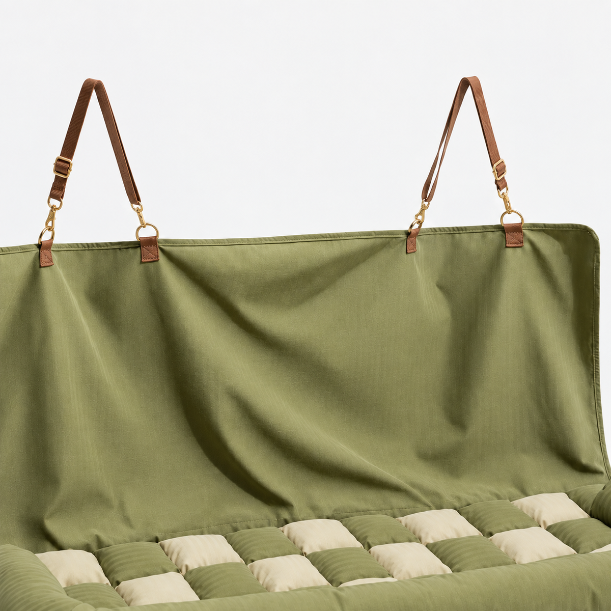 Hundebett Rücksitz Detail Gurt