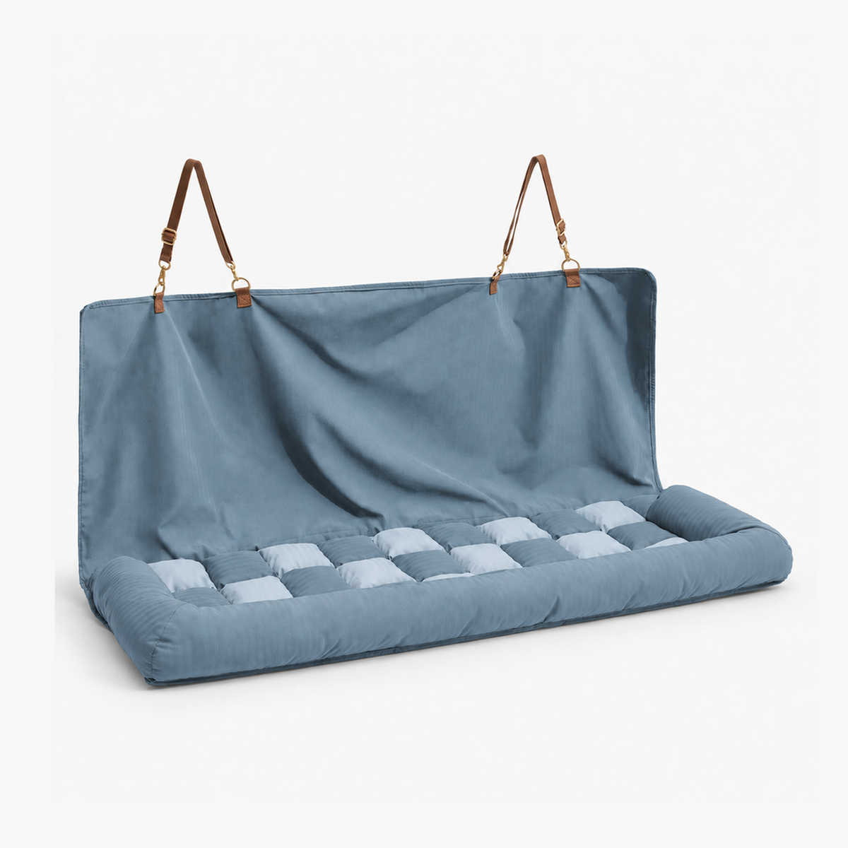 Hundebett Rücksitz Stahlblau