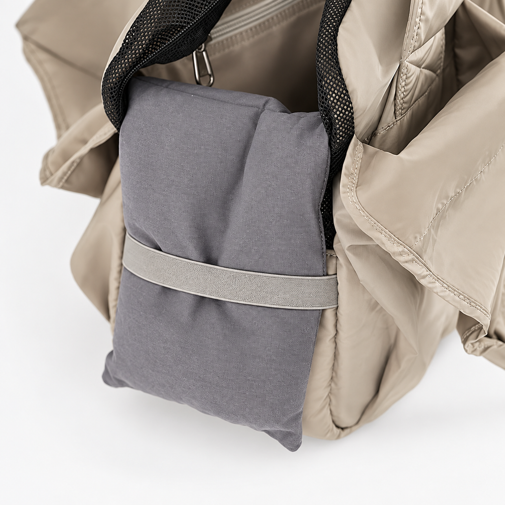 Hundetasche Detail Kissen an der Seite