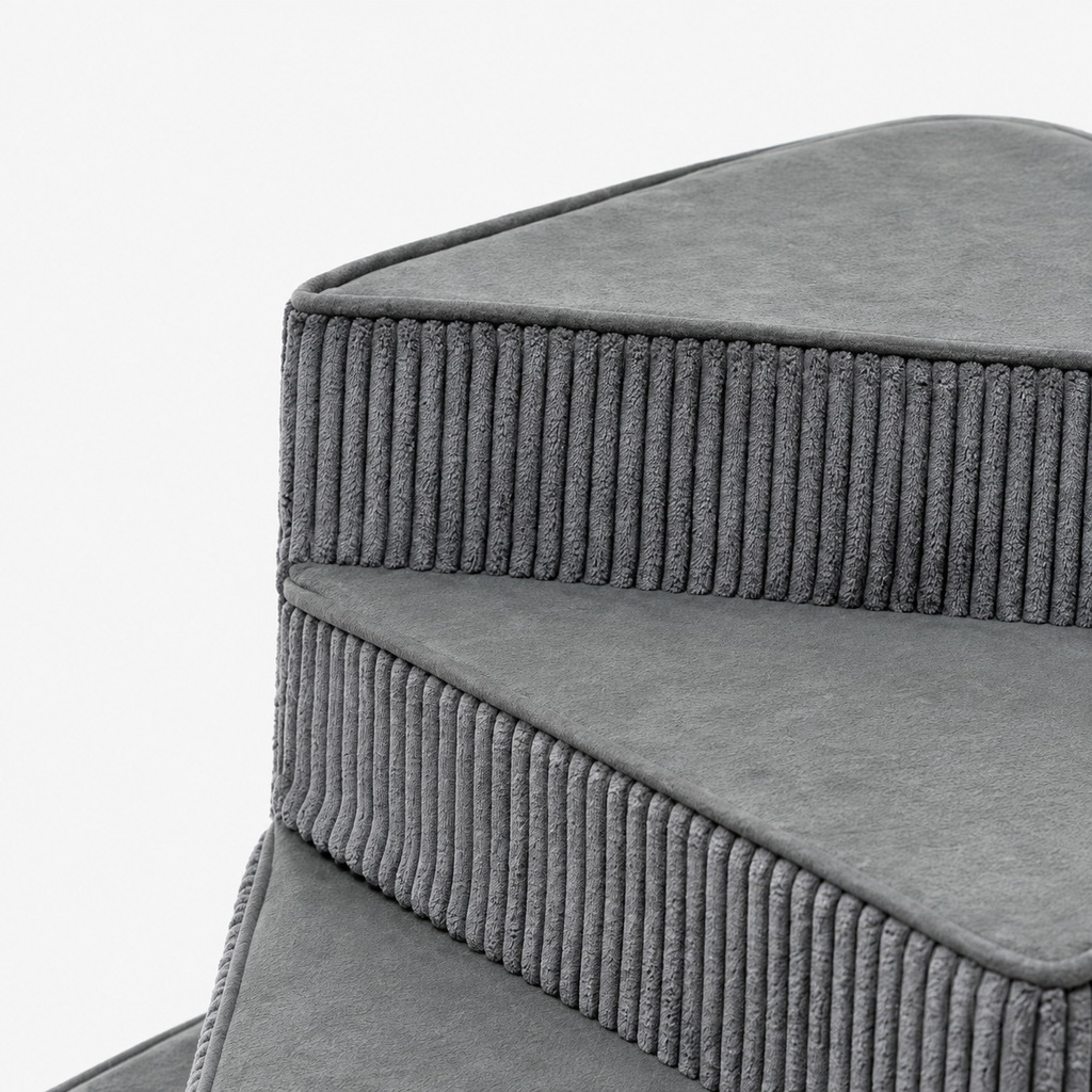 Hundetreppe Cord Detail Velours