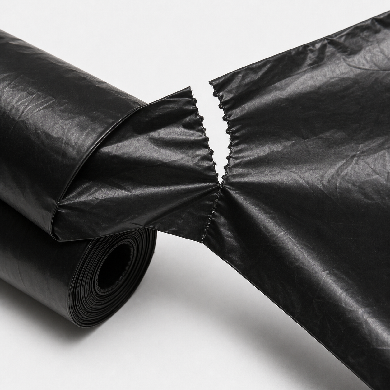 Kotbeutel – Detailansicht der Abriss-Perforation