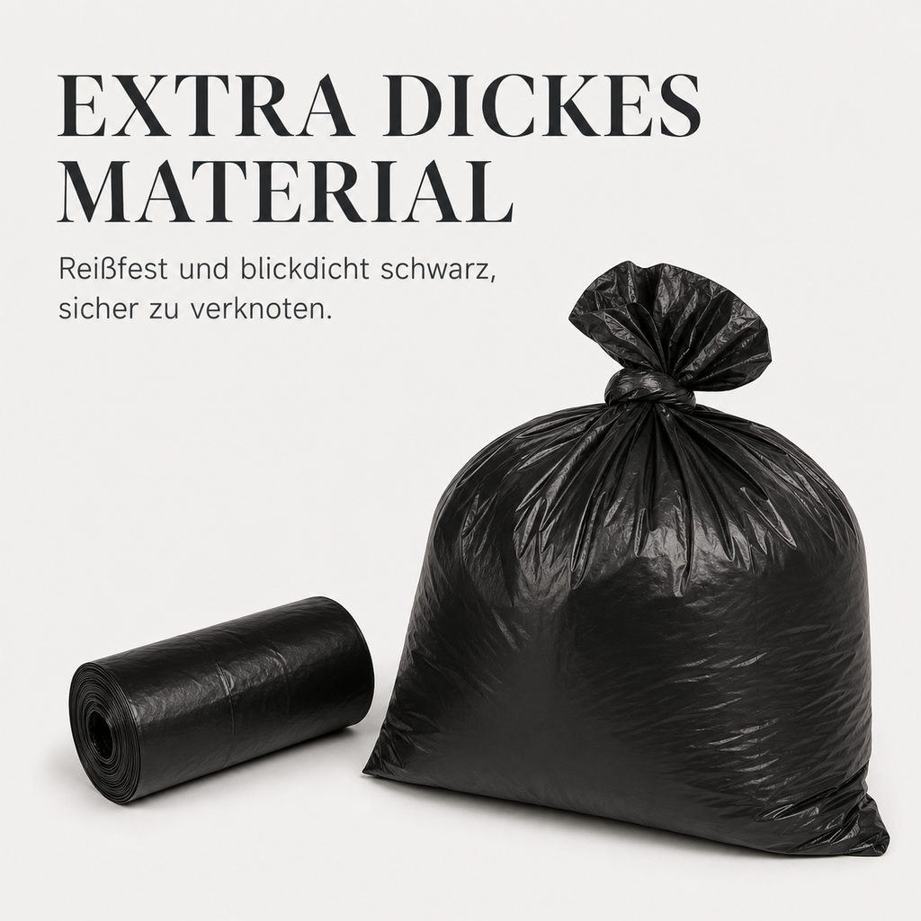 Kotbeutel aus extra dickem, blickdichtem Material