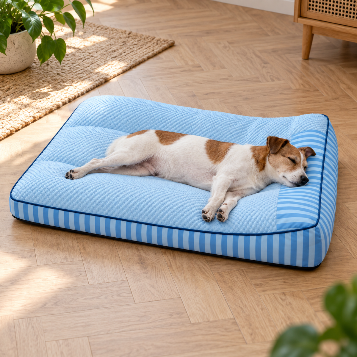 Kühlmatte Hund Lifestyle von oben
