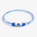 LED Hundehalsband in Blau