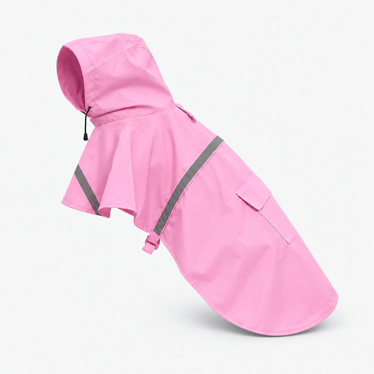 Regenmantel Hund in Rosa