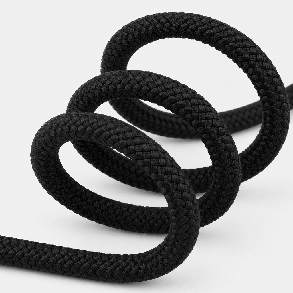 Retrieverleine – Detailansicht des geflochtenen Seils