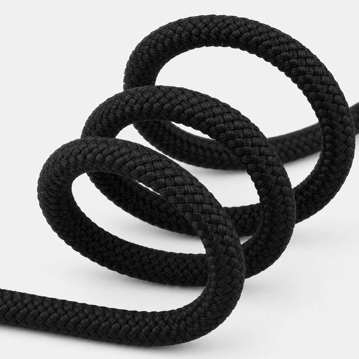 Retrieverleine – Detailansicht des geflochtenen Seils
