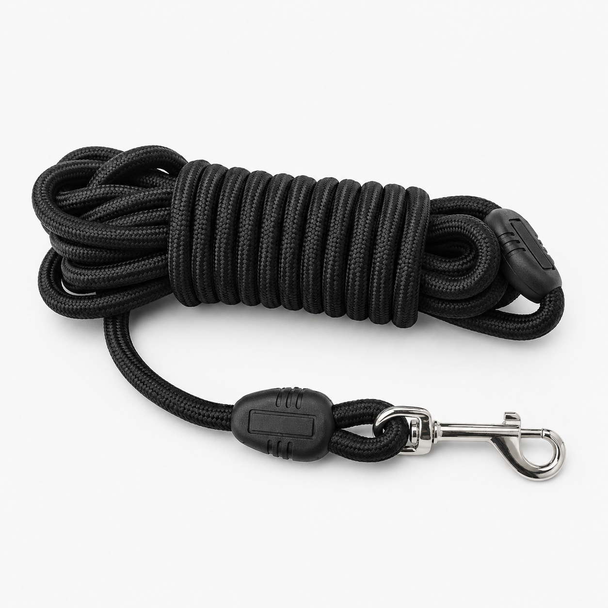 Schleppleine für Hunde in Schwarz