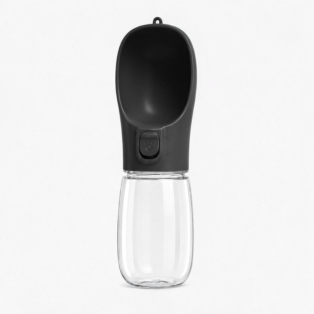 Trinkflasche für Hunde in Schwarz, 550 ml