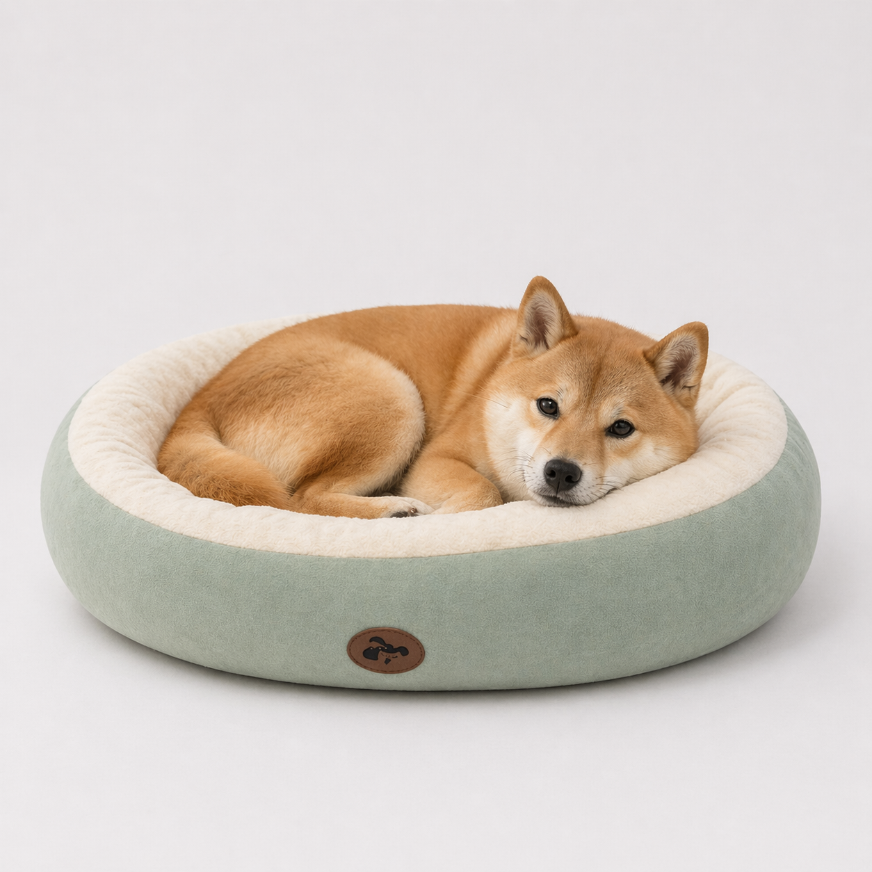 Hund liegt im waschbaren Hundebett