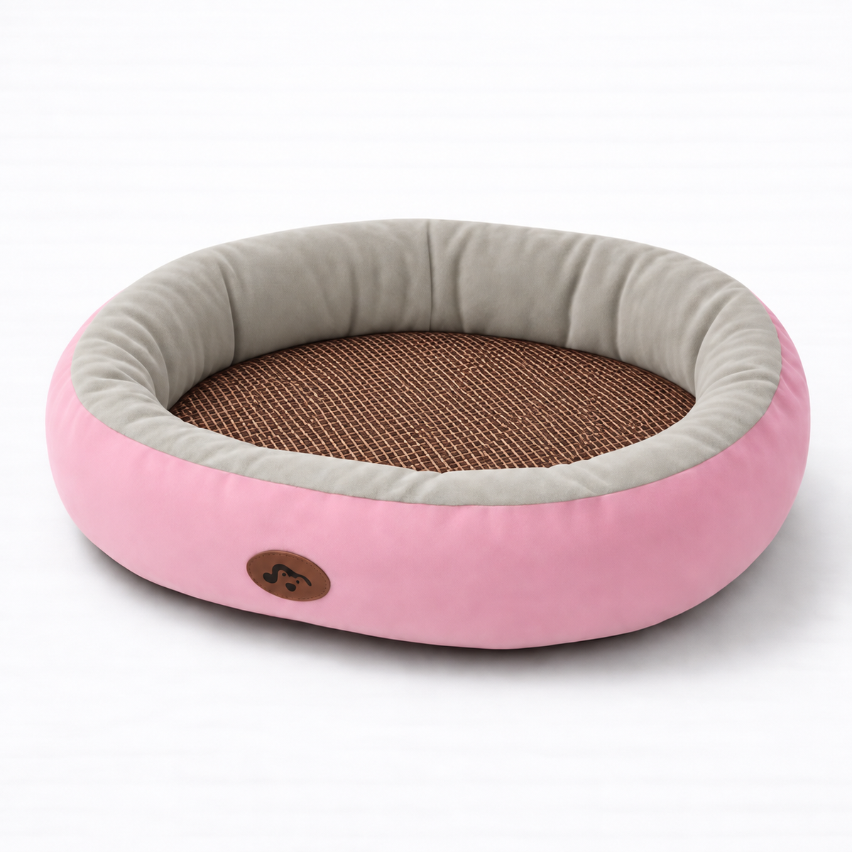 Waschbares Hundebett Sommermatte in Rosa